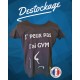 T-shirt cintré noir J'PEUX PAS