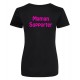 Tshirt Maman Supporter Noir