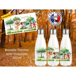 Bouteille Thermos personnalisé enfant Modèle Biche