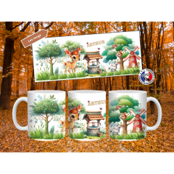 Mug Enfant Incassable modèle Biche Personnalisé