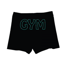 Short noir GYM Vert